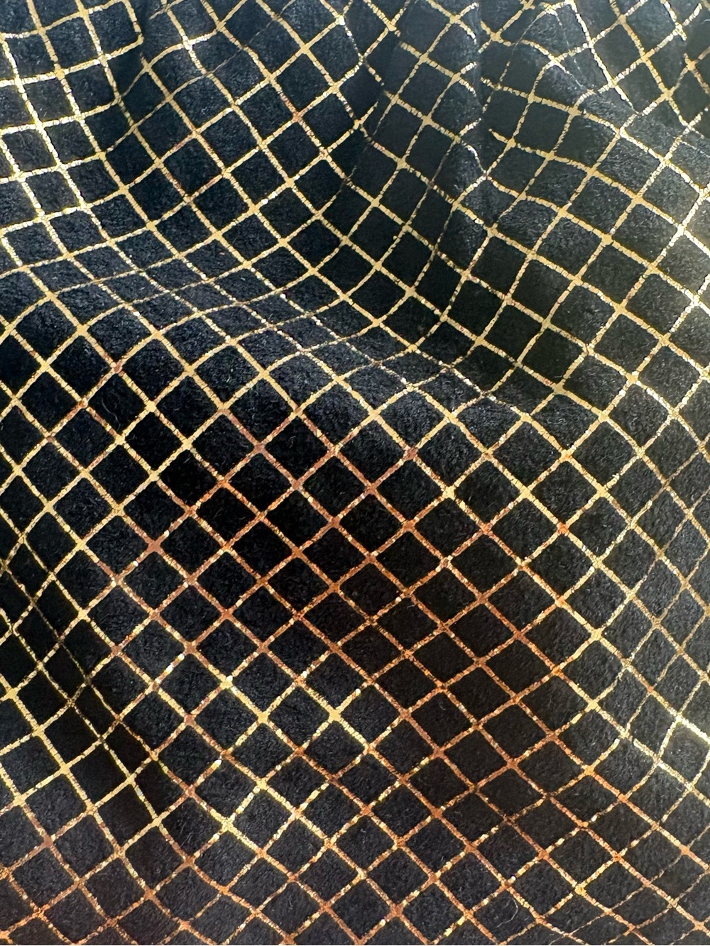 NWOT Vintage Lorelei Gold Geometric Lattice Clutch Hot Pink Lining - Picture 5 of 9